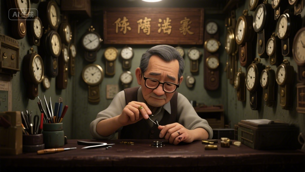 老钟表匠与他的 “小秒针”