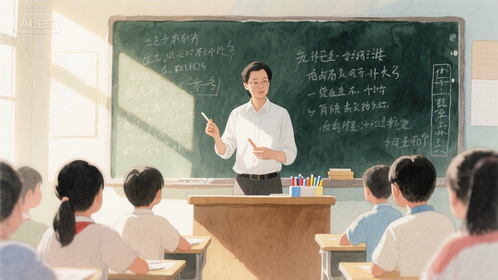 粉笔灰里长出的春天