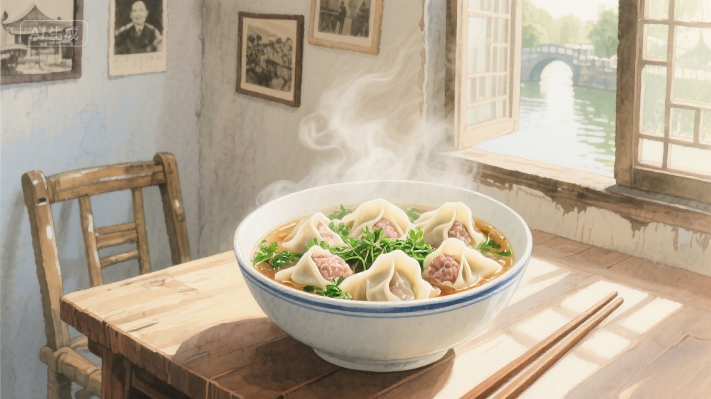 舌尖上的时光印记：一碗馄饨里的烟火人间