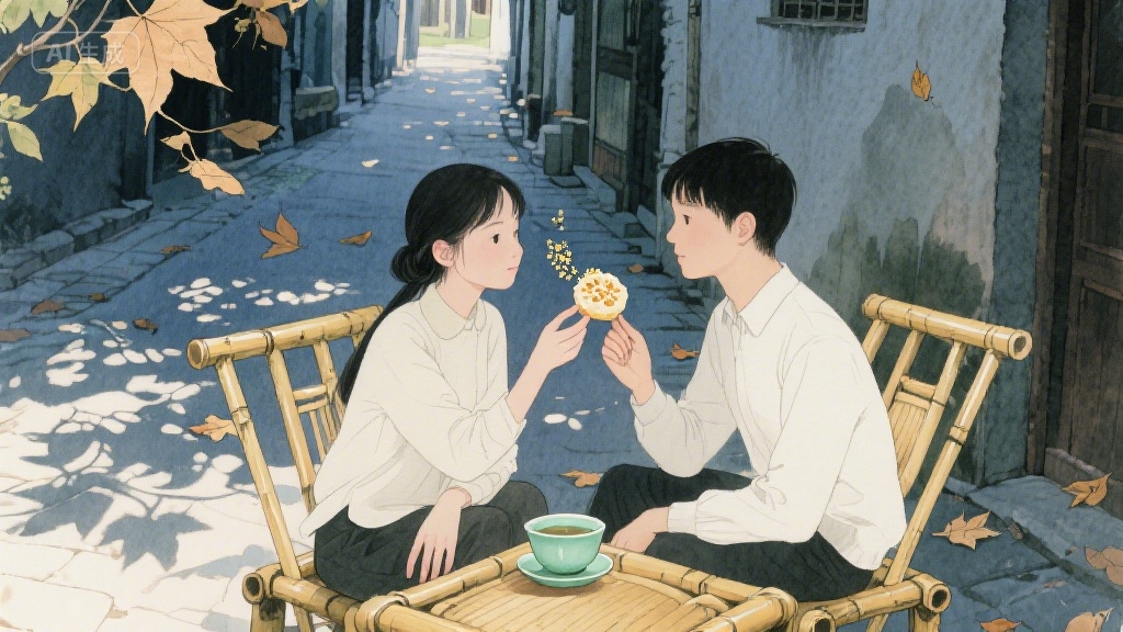 星子落满茶盏时，我们交换了半生月光