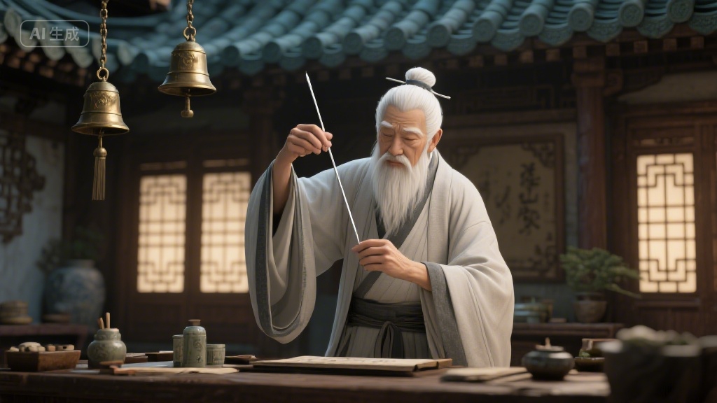 银针刺透千年月