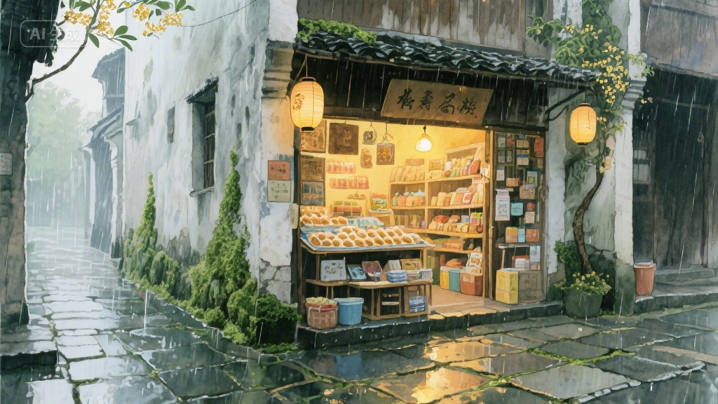 巷尾的光与掌心的暖