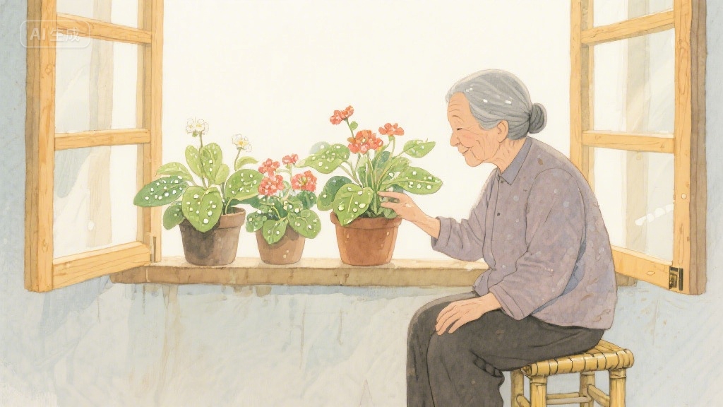 窗台边的花事：那些藏在花瓣里的时光