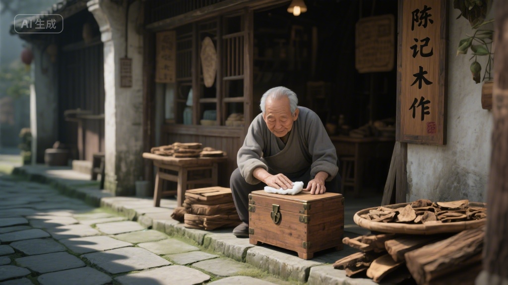 老木匠的雕花时光：一件木雕里的岁月温度