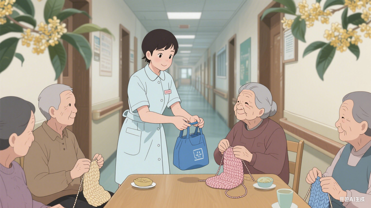 梧桐院里的暖时光