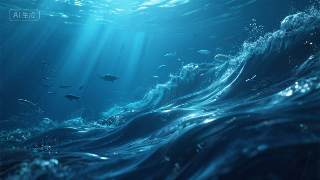 海流絮语：涌动在深蓝里的无形能量诗